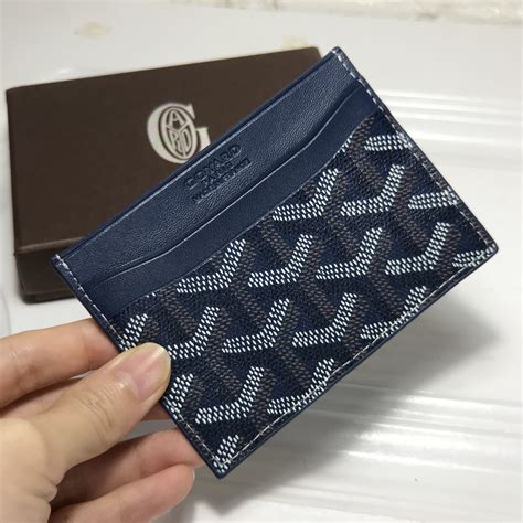 goyard card holder how many cards|authentic goyard card holder.